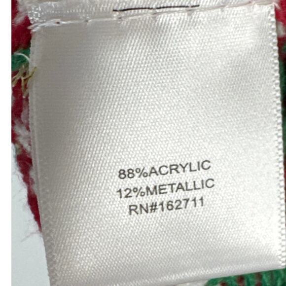 Major Super Christmas‎ Santa Claus Skirt Red Green Women's Small NWOT - Picture 7 of 7